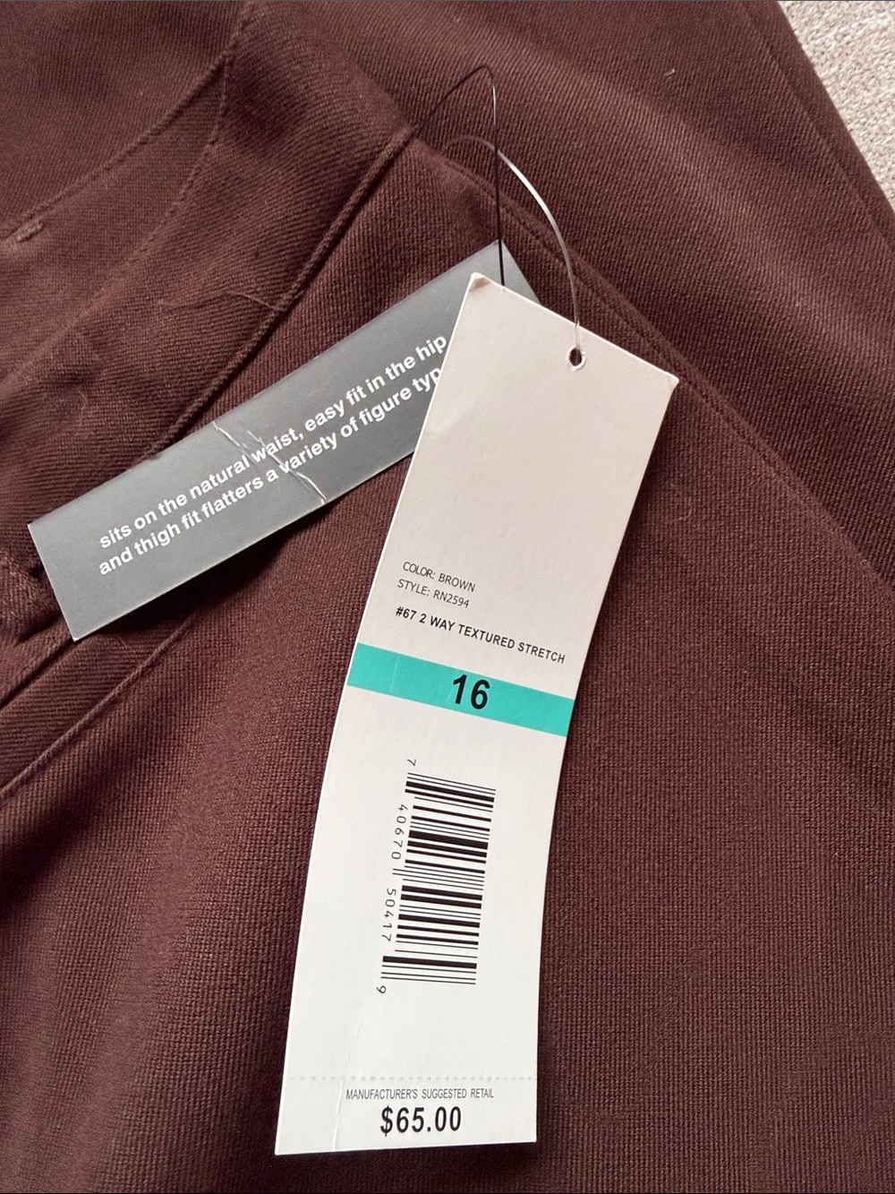 NWT Rafaella Pants - Picture 6 of 7
